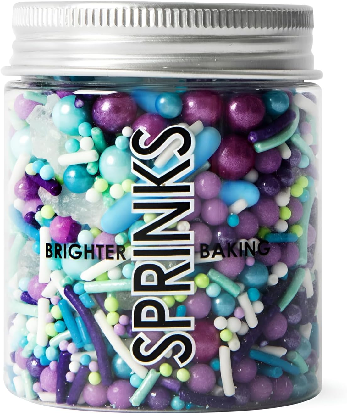Sprinks Rock N Roll Sprinkles - Edible Cake Sprinkles | Cupcake Decorating Sprinkles | Sprinkles for Cakes | Candy Sprinkles | Donut Sprinkles | Rock N Roll Cake Decorations | 75G image number 1