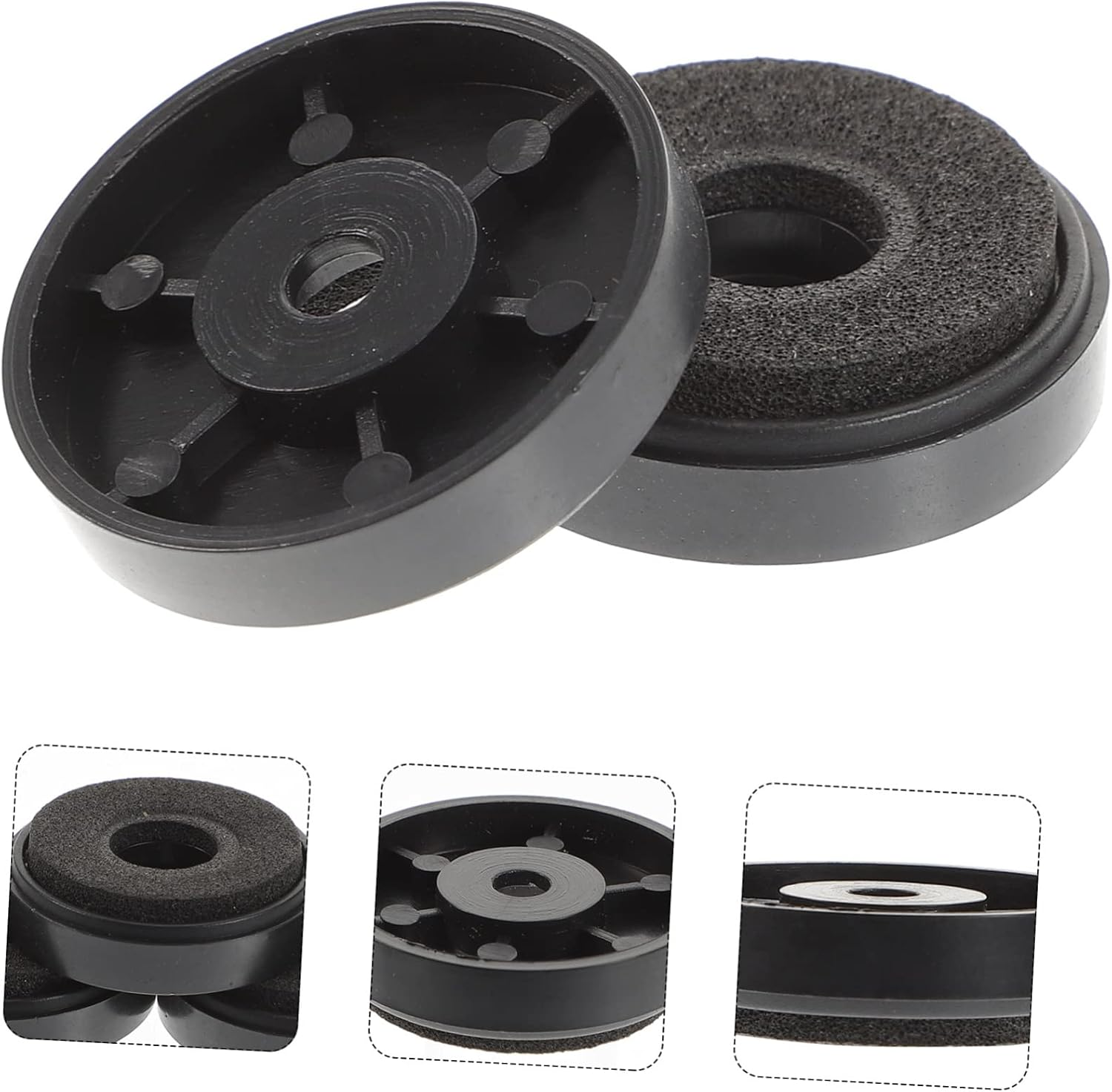 BRIGHTFUFU 10Pcs 30X8Mm Speaker Isolation Pad and Subwoofer Isolation Feet Set Foam Vibration Damping Stand for Hifi Audio Equipment and in Home Theater image number 6