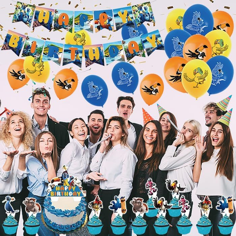 Decorative Birthday Rio Birthday Decoration Rio Balloons Rio Birthday Balloons Rio Party Decoration Rio Birthday Garland Rio Cake Topper image number 1