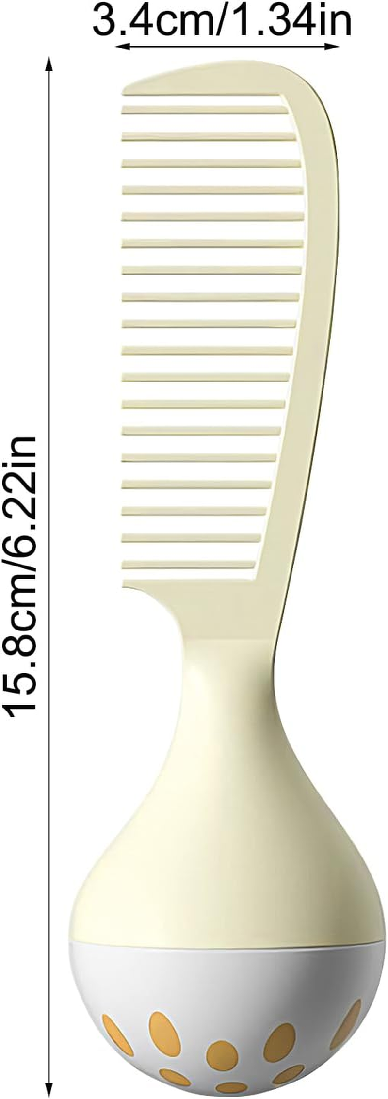 Jiimhte Hair Comb,Self-Standing Hair Comb with Weighted Base | Secure Grip Styling Tool with Comfort Handle for Wife Sister Daughter Friend image number 6