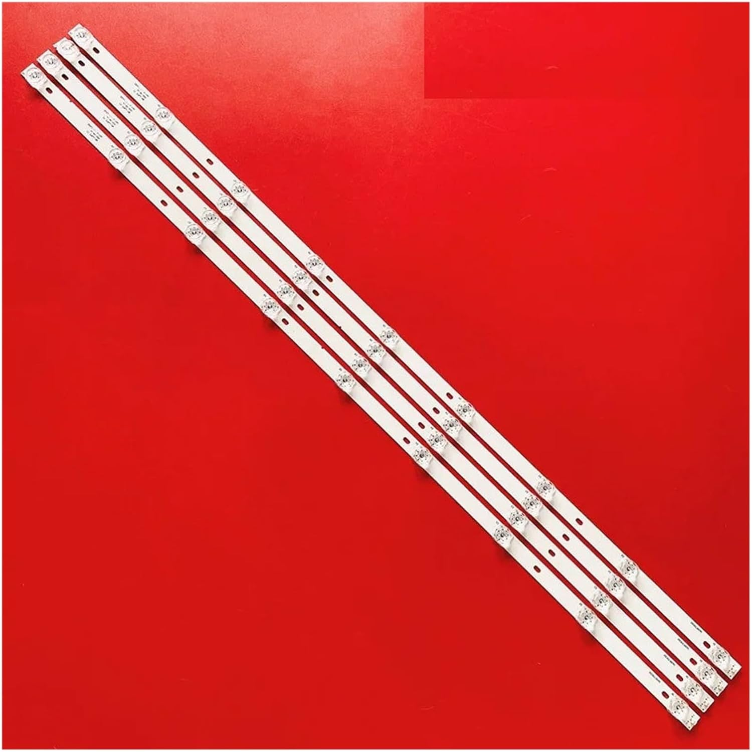 LED Backlight Strips for W.I/DE WV500UHD-E01 MS-L2871 V3 3AS9CY91316 LA021 for Tele.Fun/Ken TF-LED50S84T2SU 43MK-C50005-23V4 LED50M01SU (Color : Kit 4Pcs for 1 TV)