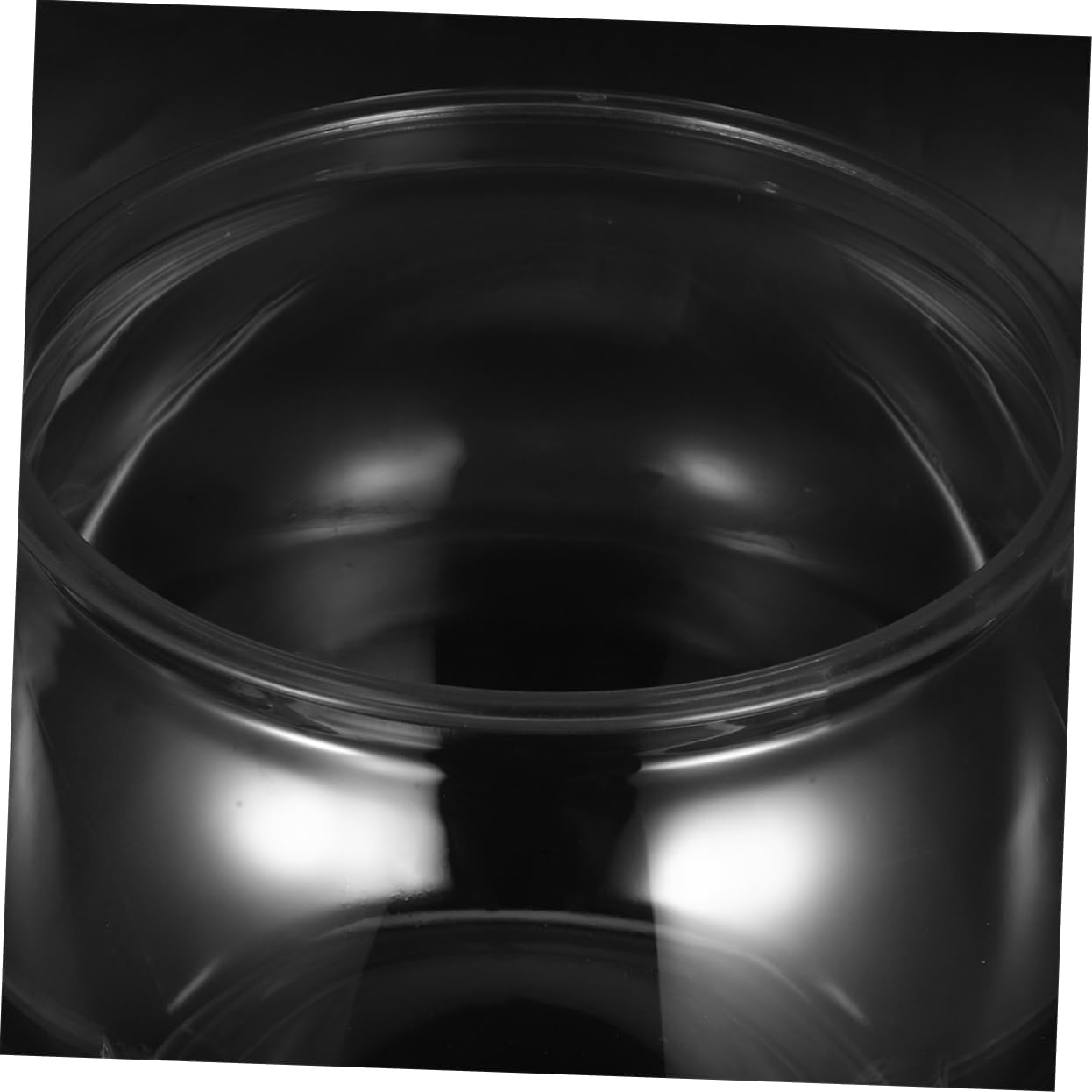 Ibasenice Transparent Plastic Betta Tank Compact Shatterproof Aquarium Bowl for Goldfish Turtles Small Aquatic Pets Clear Decorative Desktop Fish Tank for Office Home Use image number 3