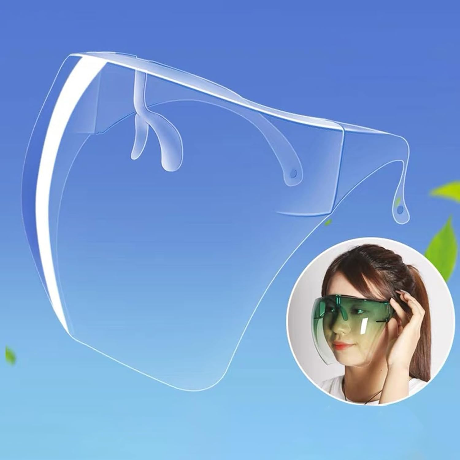 Safety Goggles & Glasses | Face Shield for Grinding and Cutting - High-Definition Protective Facial Cover Anti-Fog Eye Protection for Painting, Construction & Mowing image number 5