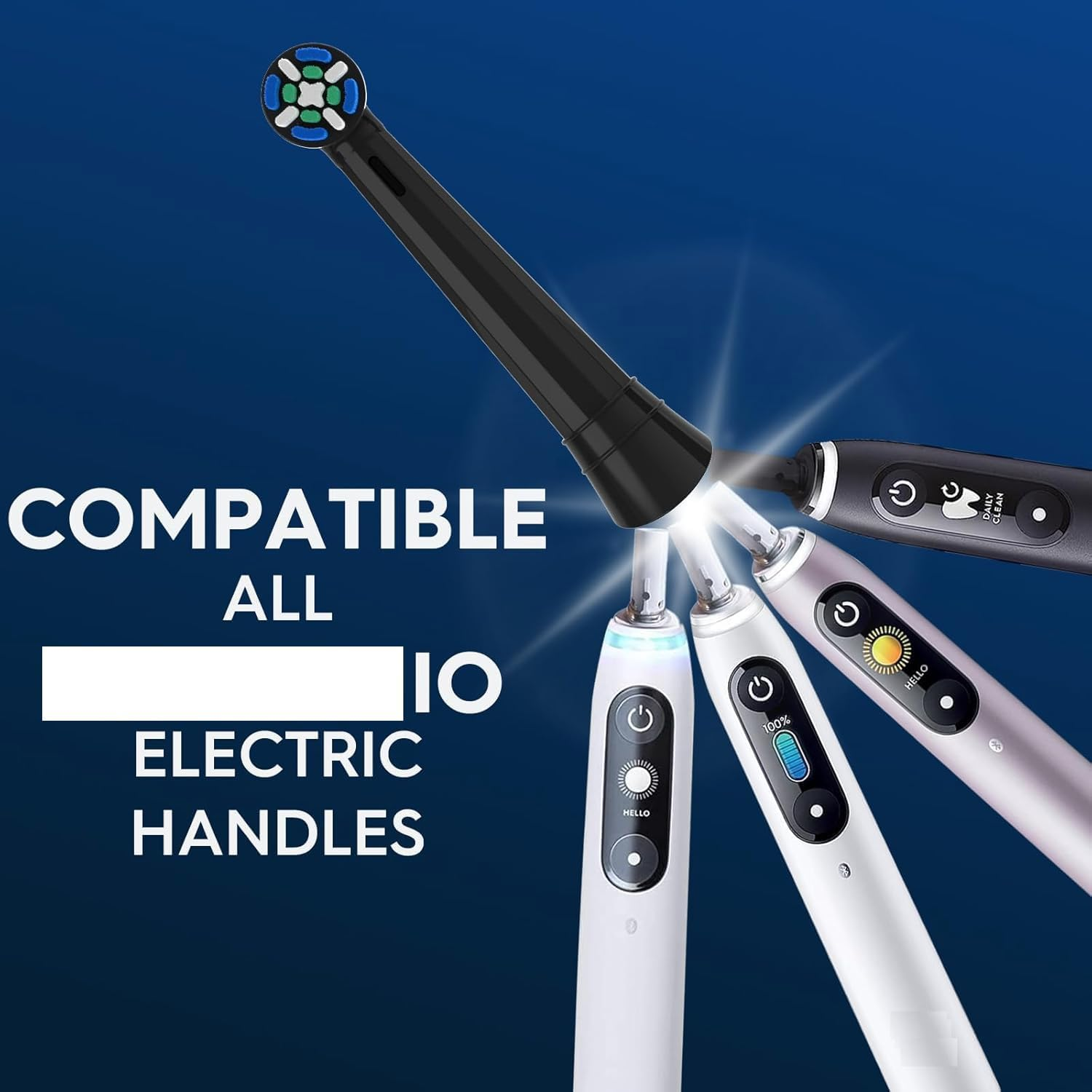 Io Ultimate Clean Toothbrush Heads Compatible with Oral-B Io 3/4/5/6/7/8/9/10 Series, Gentle Care Replacement Brush Heads image number 4