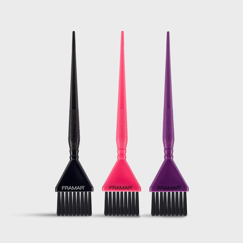 Framar Triple Threat Hair Colour Brush Set image number 2