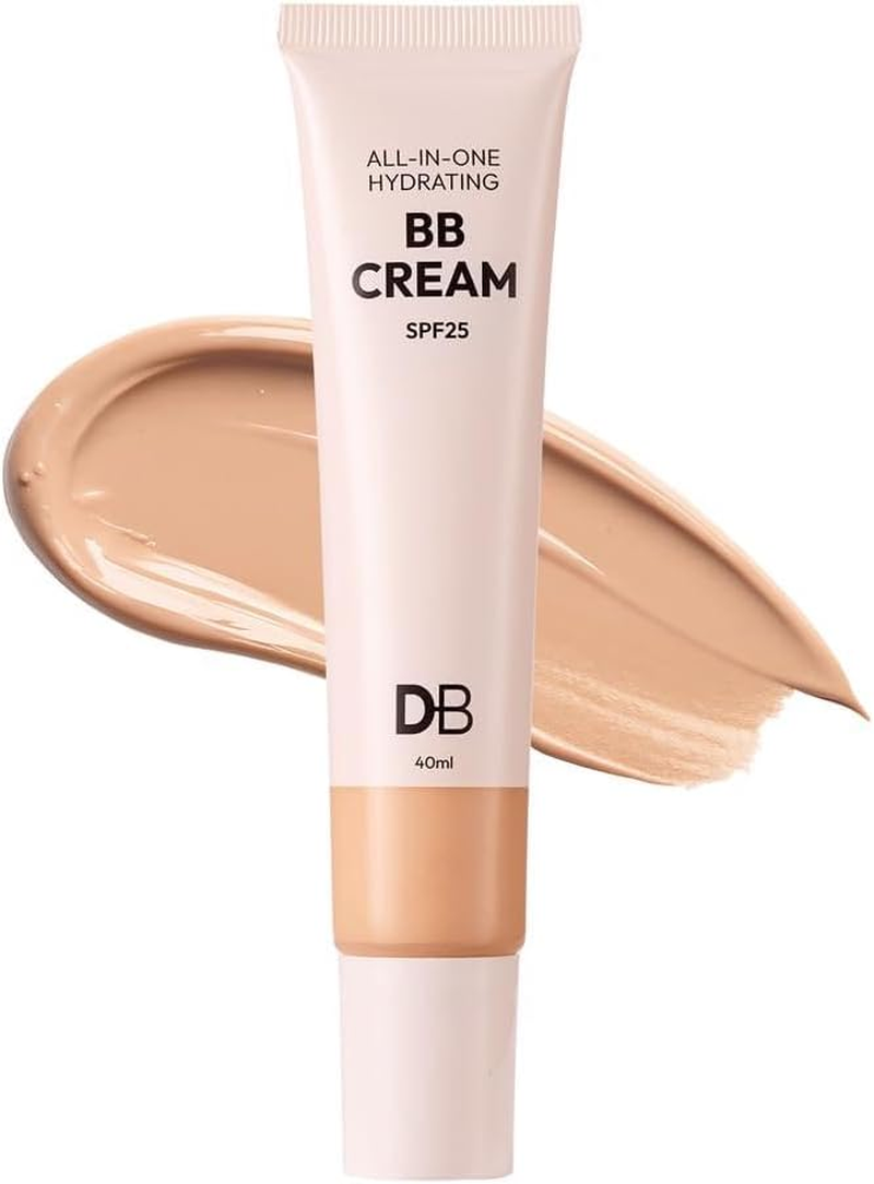 DB Cosmetics BB Cream SPF 25 - Hydrating Light Coverage Natural Glow - 40Ml (Deep)