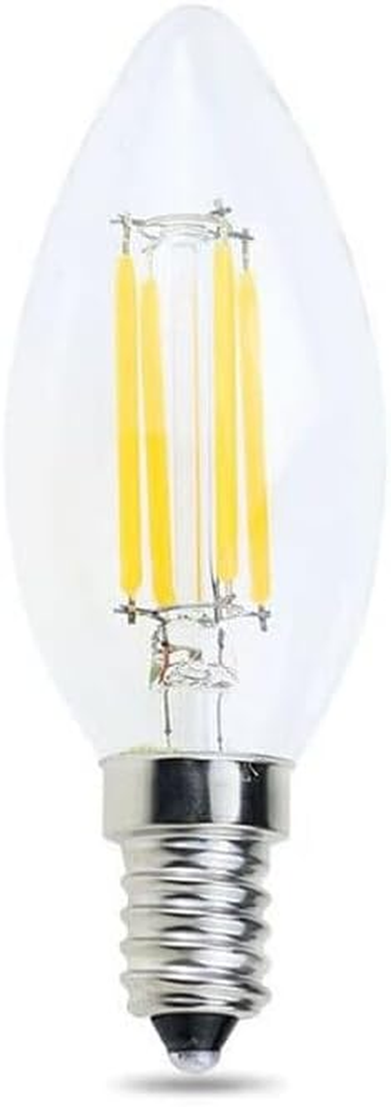 Tootoo 10Pcs 4W 6W Edison Light Bulb Vintage Industrial Cafe Bar Filament Led Globe E14 (1X(4W-Candle-Warm White)) - 10X(4W-Candle-Cool White) image number 7