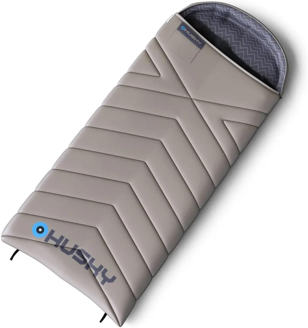 Husky Gala Sleeping Bag, 3 Seasons, Warm Blanket Sleeping Bag for Adults, Summer Sleeping Bag for Camping, Trekking, Outdoor and Indoor Use