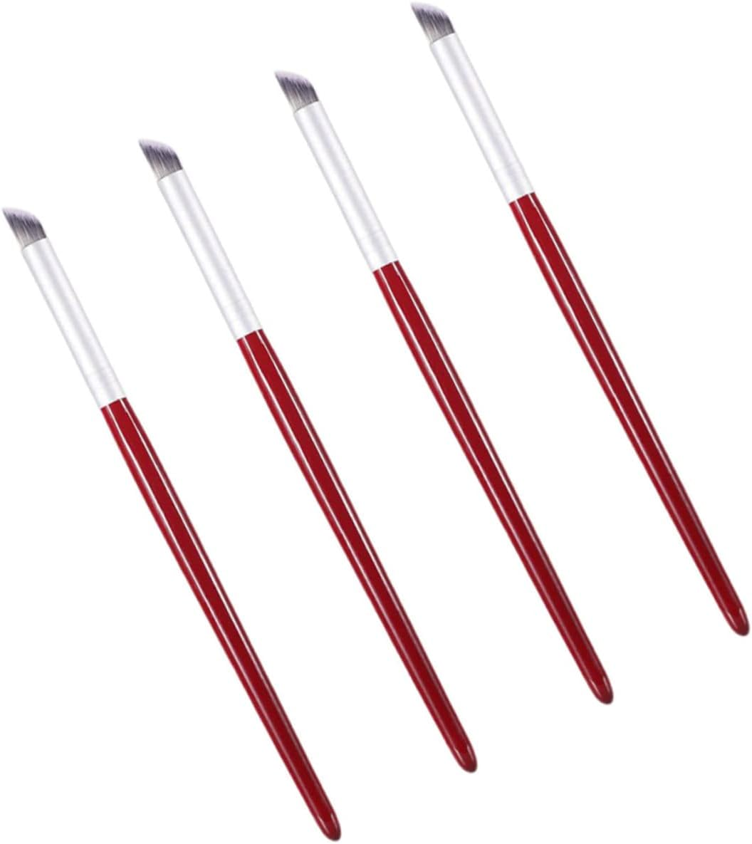 SOESFOUFU 4Pcs Nail Art Brush Acrylic Painting Nail Painting Tools for Manicure Easy to Hold for Professional DIY Nail Art Lovers for Salons Home Use image number 4