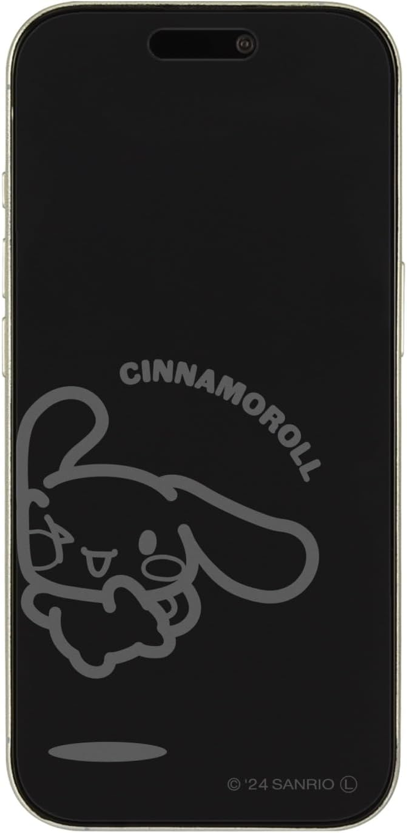 Gourmandies Sanrio Characters Iphone 16 Pro Glass Screen Protector Cinnamoroll SANG-480CN image number 2