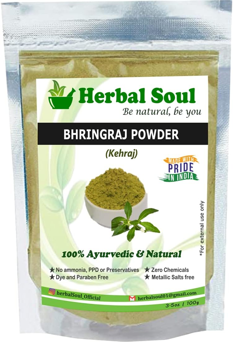 Herbal Soul Combo of Shikakai Powder + Indigo Powder + Bhringraj Powder | 300 Gm image number 3