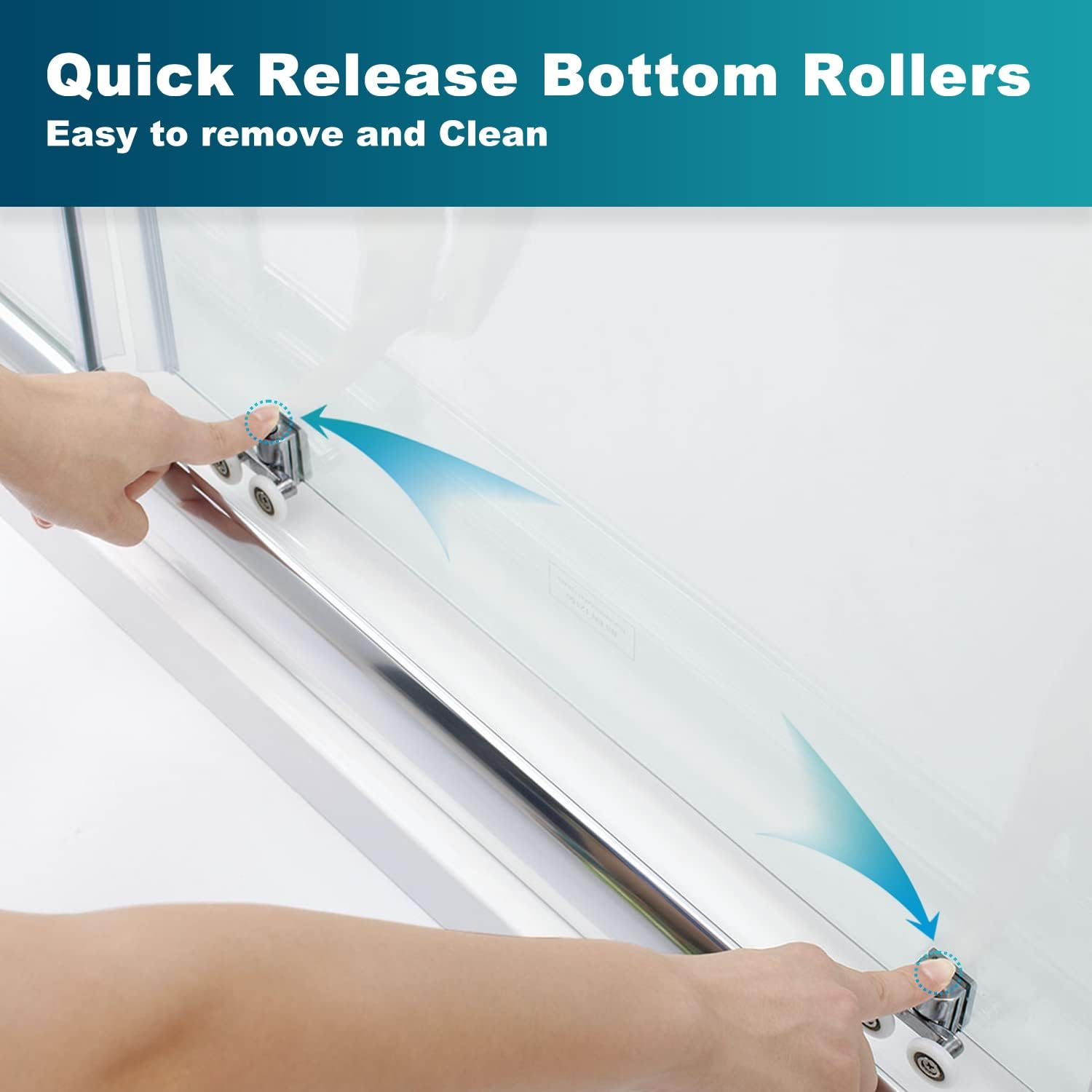 ELEGANT Corner Sliding Shower Door, Shower Screen with Panel, Silver Framed Shower Enclosure with 5Mm Tempered Safety Clear Glass, 760X760&times;1900Mm