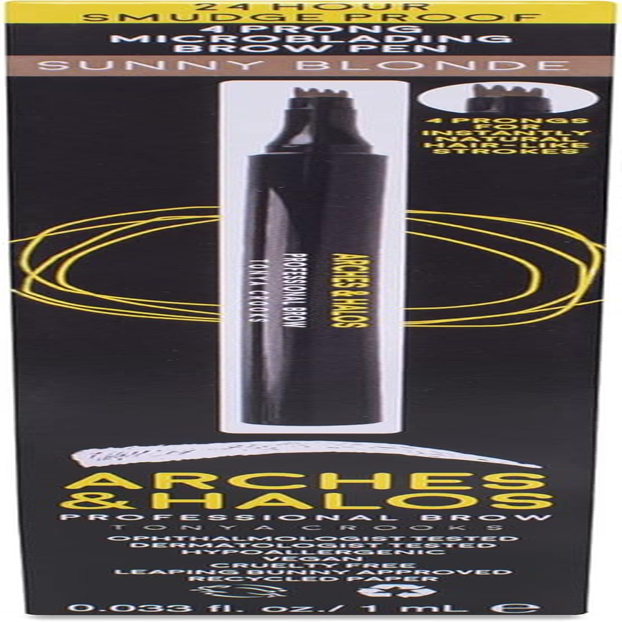 Arches and Halos Microblading Brow Shaping Pen - Sunny Blonde for Women 0.026 Oz Eyebrow Pen image number 5