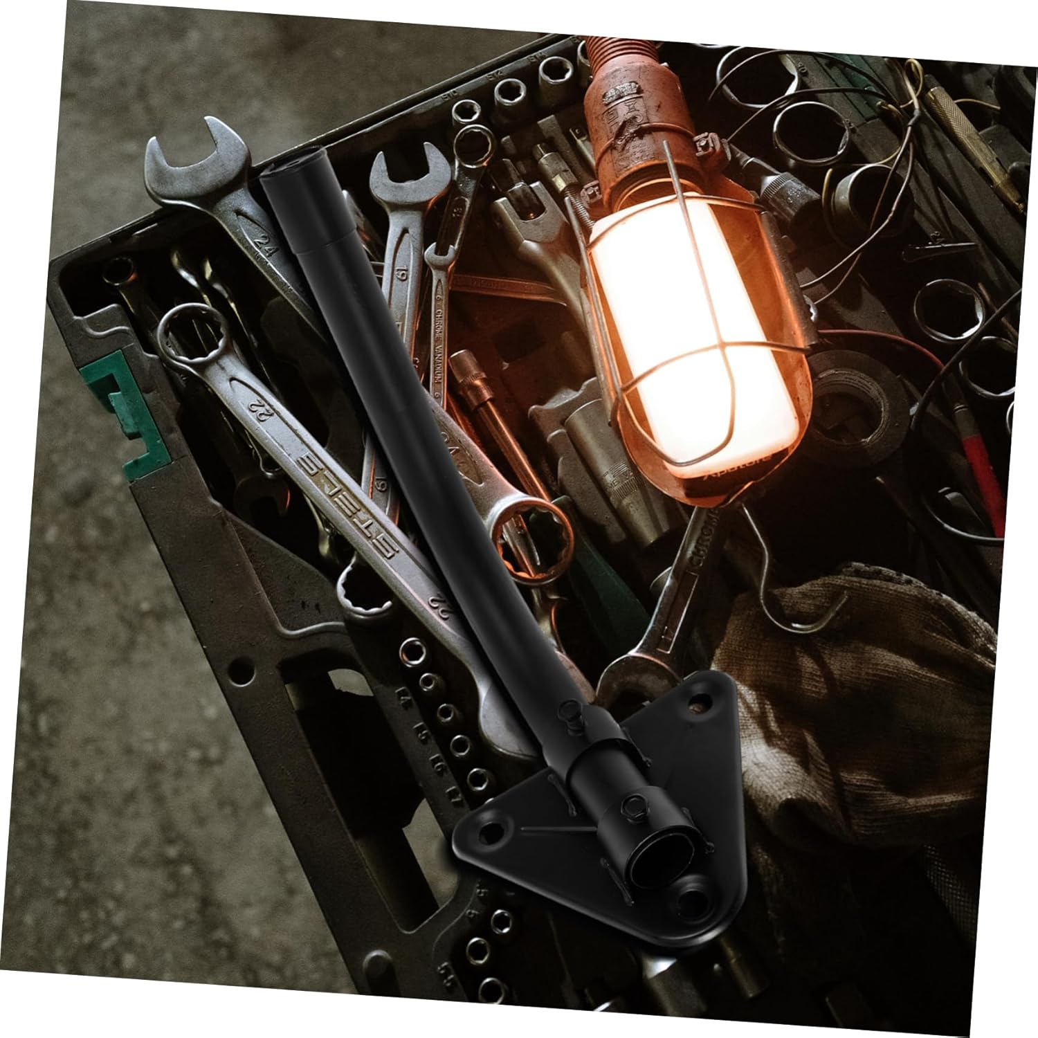 GAROZATION Electric Fan Wall Bracket Fan Mounting Bracket for Wall Fan Universal Mount Iron Construction Simple Assembly image number 4