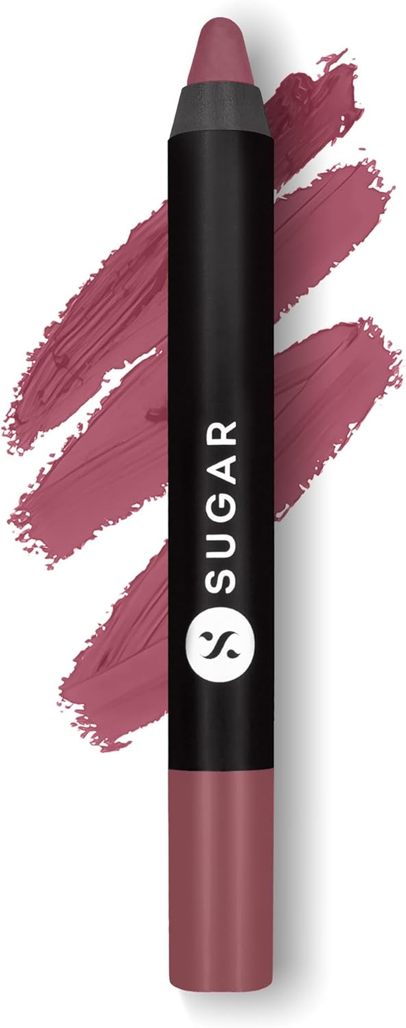 SUGAR Matte as Hell Crayon Lipstick - 07 Viola (Mauve Nude) image number 2