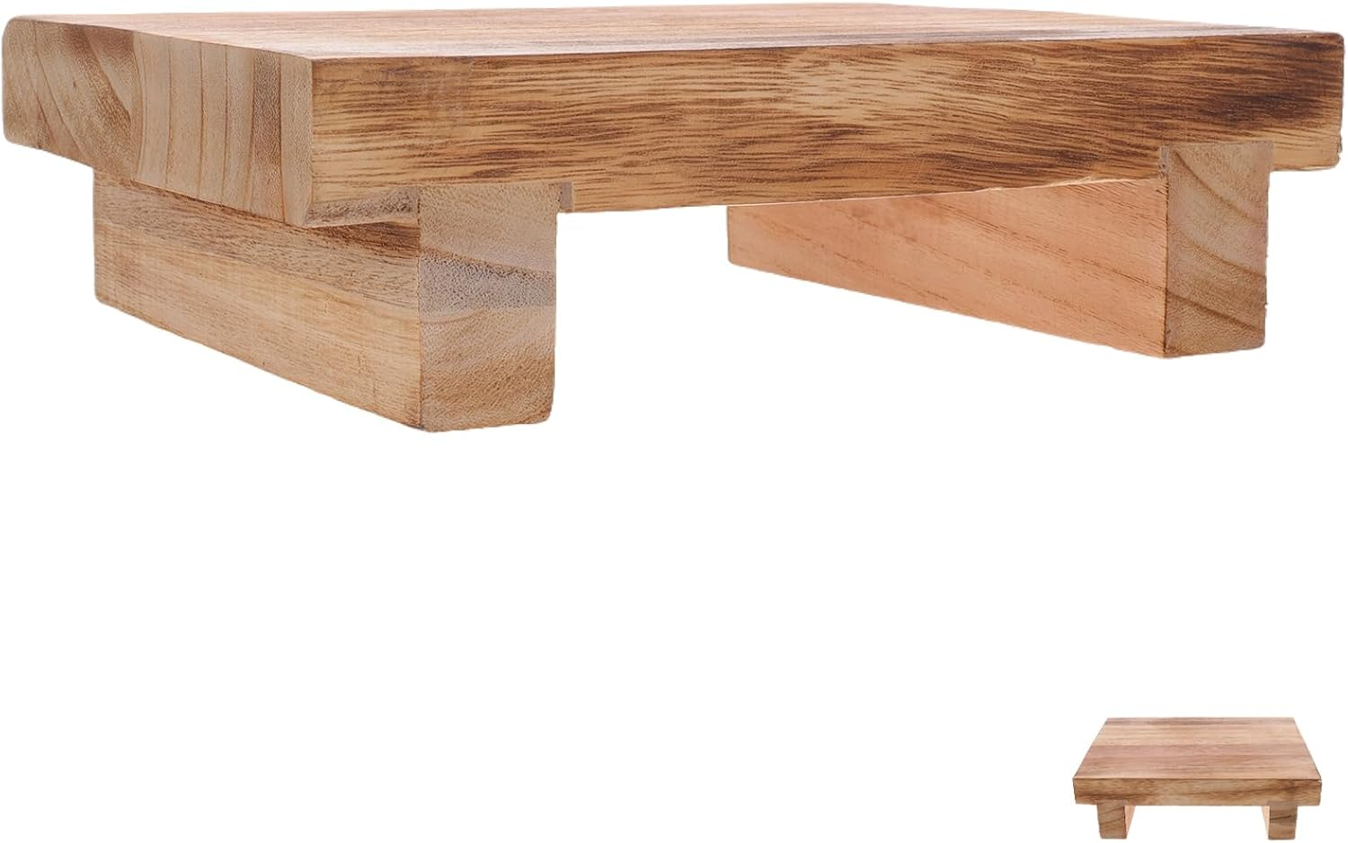 Cabilock Small Footstool for Elderly Compact Foot Rest for Living Room Bathroom Office and Entryway Versatile Step Stool for Adults image number 5