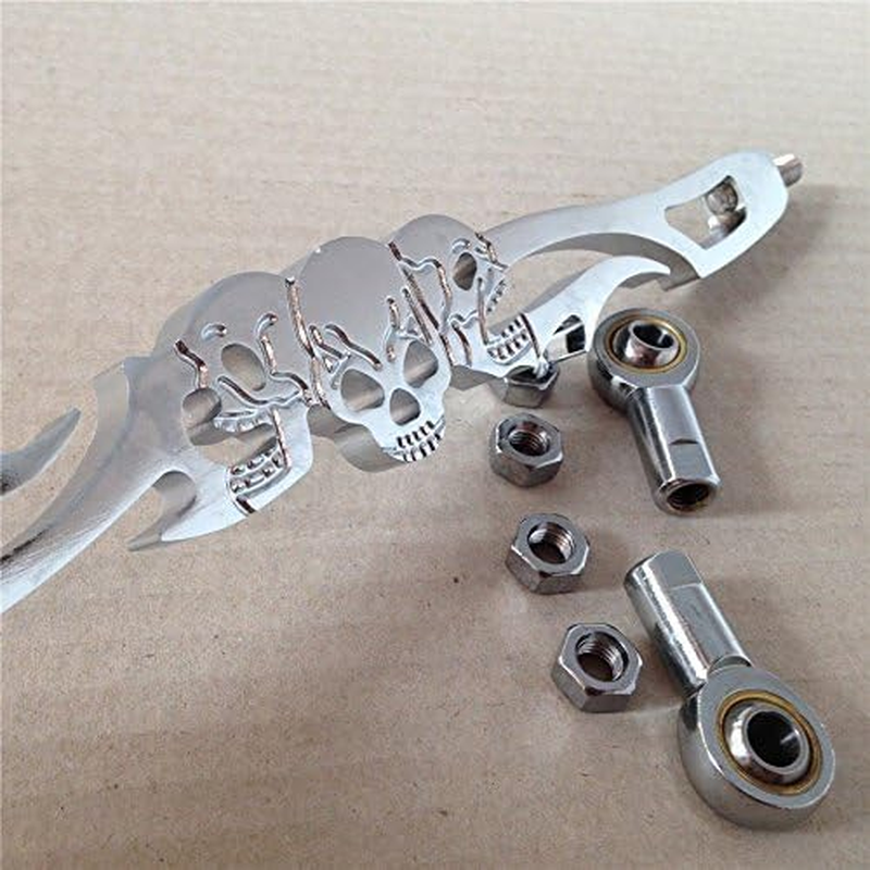 HK MOTO Chrome Skull Shift Linkage for Harley Softail Fxdwg Dyna Glide Flhr Flt