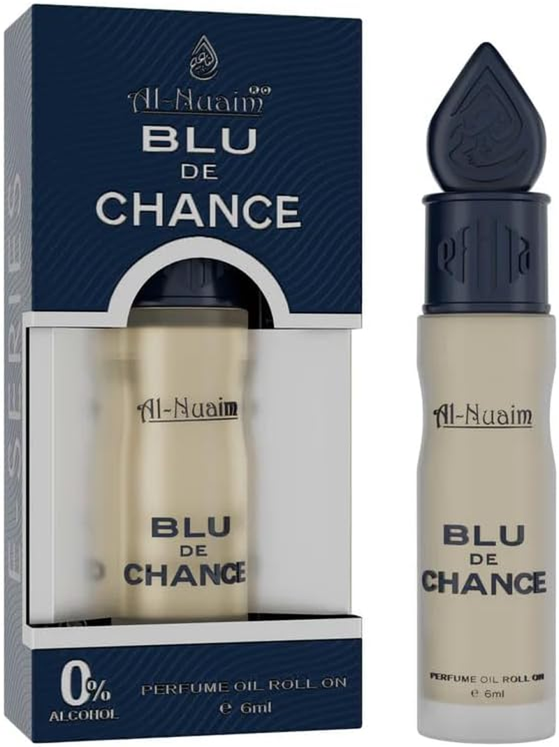 New Attar Roll on - 6ML | Unisex Attar | Exquisite Alcohol-Free Aromatic Fragrance Oil for Lasting Elegance and Charm (Blu De Chance)