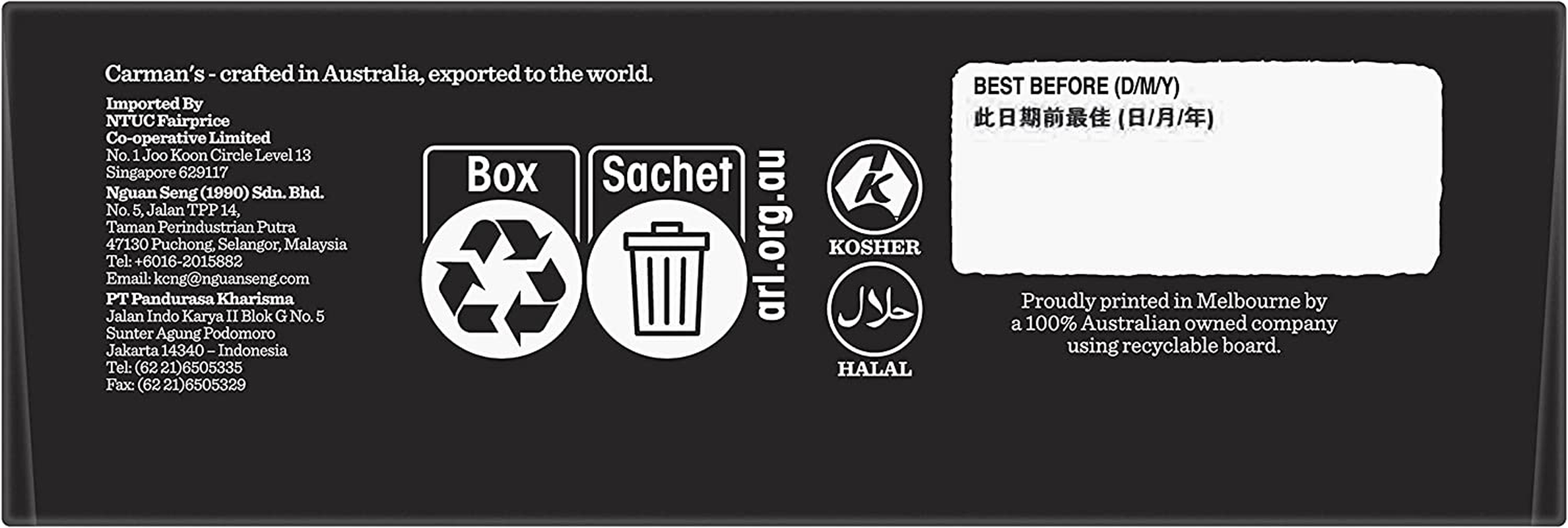 Carman'S Gourmet Porridge Sachets Apple, Sultana & Cinnamon, 8-Pack (320G)