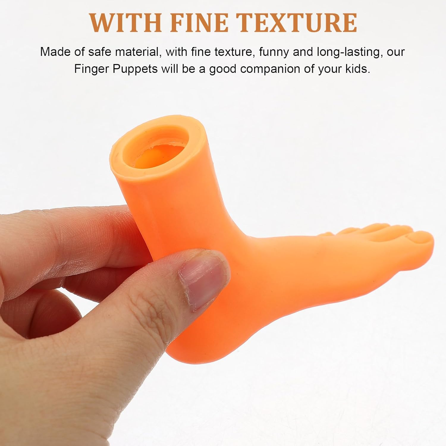 Gadpiparty 6 Pairs of Finger Feet Puppet Set - Rubber Left and Right Small Mini Puppets for Adults and Kids - Fun Little Fingers image number 6