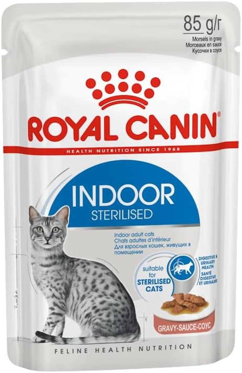 Royal Canin Indoor Sterilised Adult in Gravy Pouches Wet Cat Food 85 GMS 12 Pack image number 6