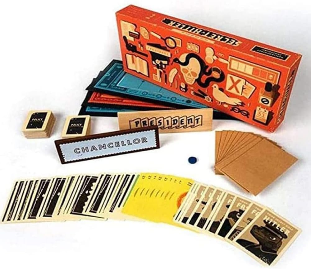 Family Card Board Game for Secret Hitler Card Game, against Humanity Board Game Fun for Family and Friends image number 2