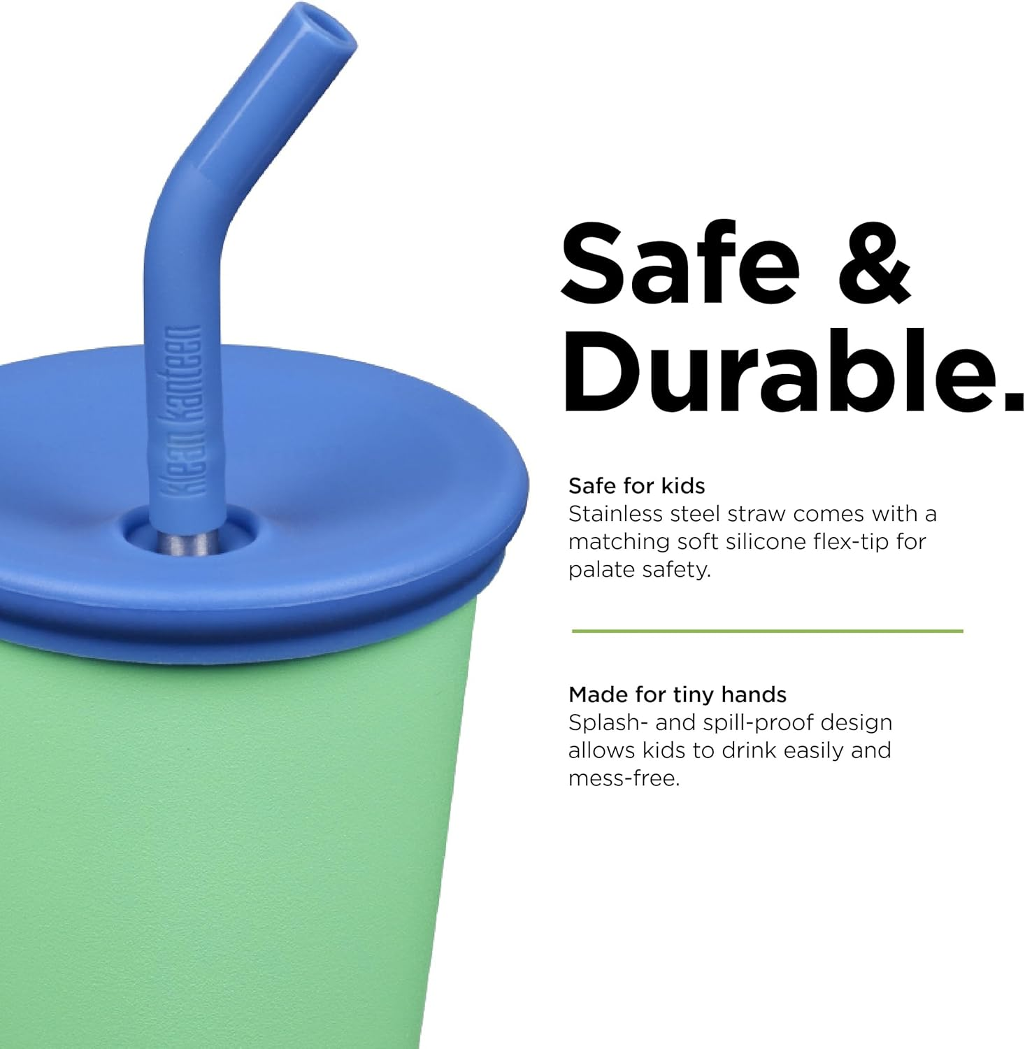 Klean Kanteen Kid'S Cup with Straw Lid, Spring Bud, 10 Oz (295 Ml) Capacity image number 4