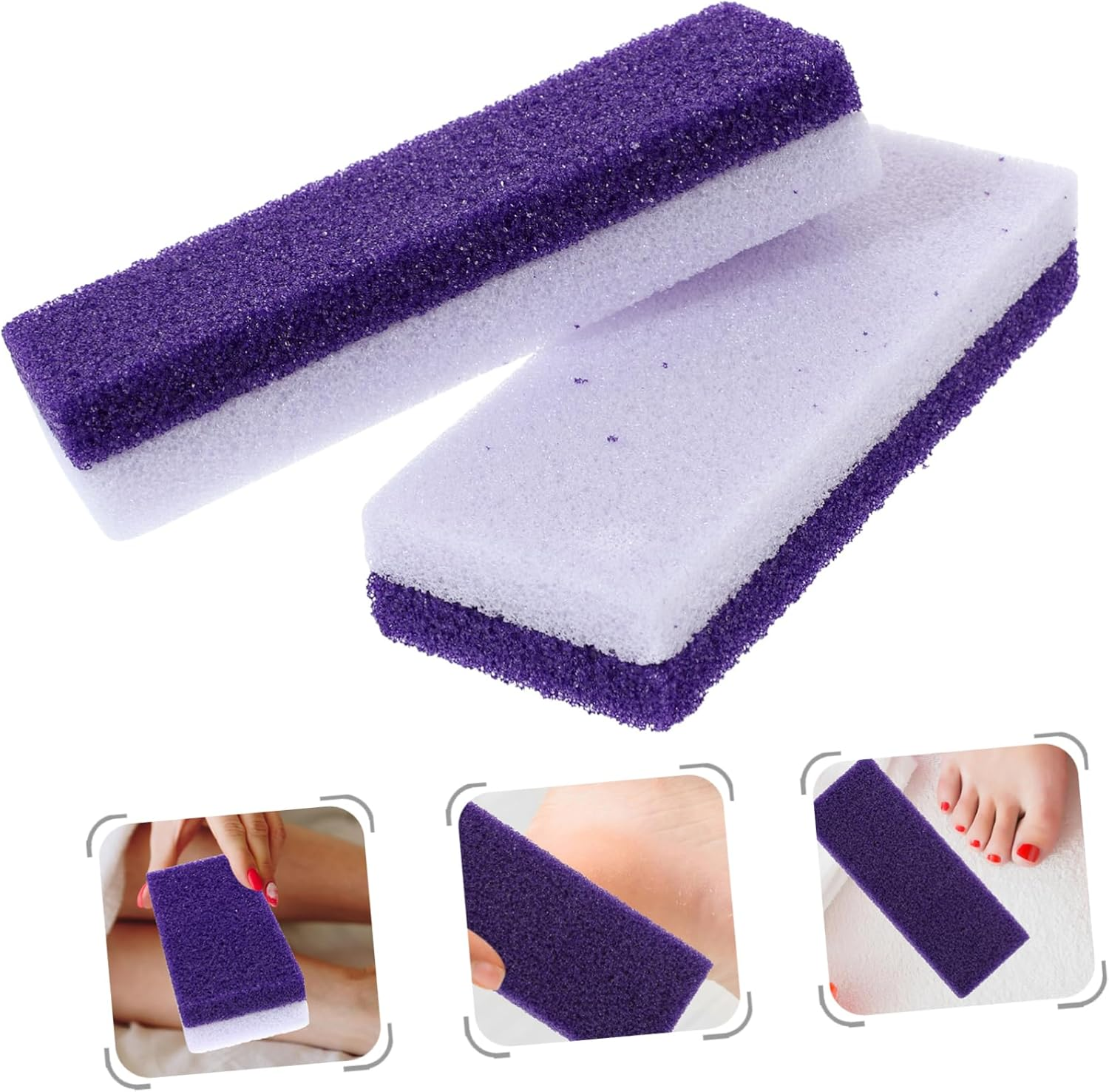 VINTORKY Stone Exfoliating Tool Foot File Callus Removal Foot Dead Skin Scrubber Material image number 4