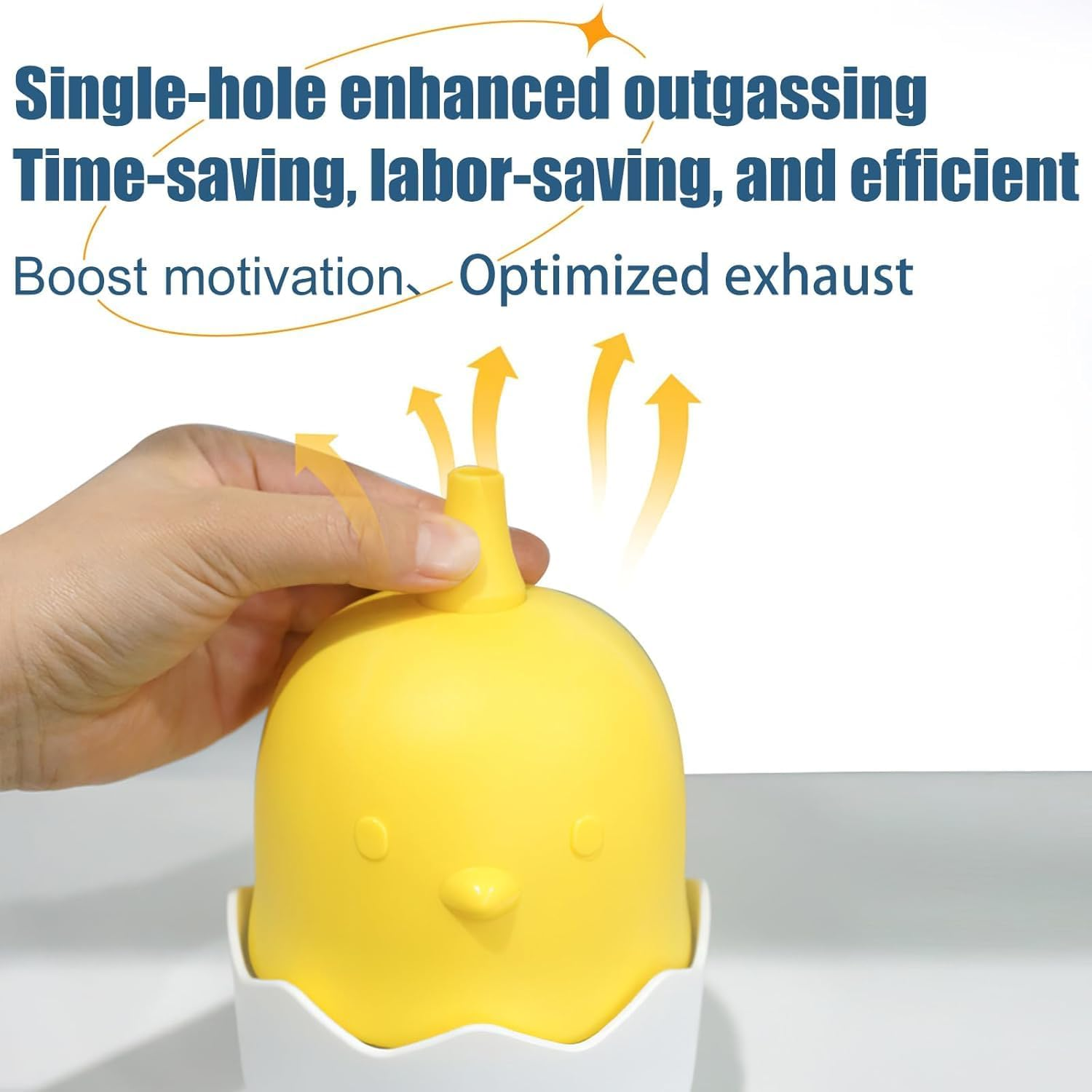 Electric Balloon Pump,Balloon Inflator Cartoon Chick Shape 110-240V,Fast Inflatable for Birthday Party Decorations Balloon,Bobo Ball,Yoga Ball,Magic Ball image number 3