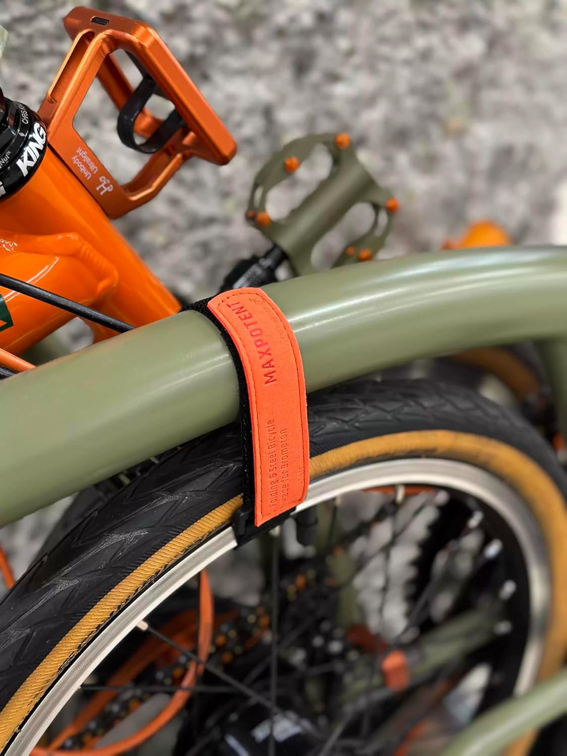 Magic Fastening Management Straps, Reusable Hook and Loop Cable Cord Organizer Ties, Multipurpose Elastic Leg Straps for Outdoor Activities, Elastic Ankle Safety Bands for Cycling（Blue） image number 1