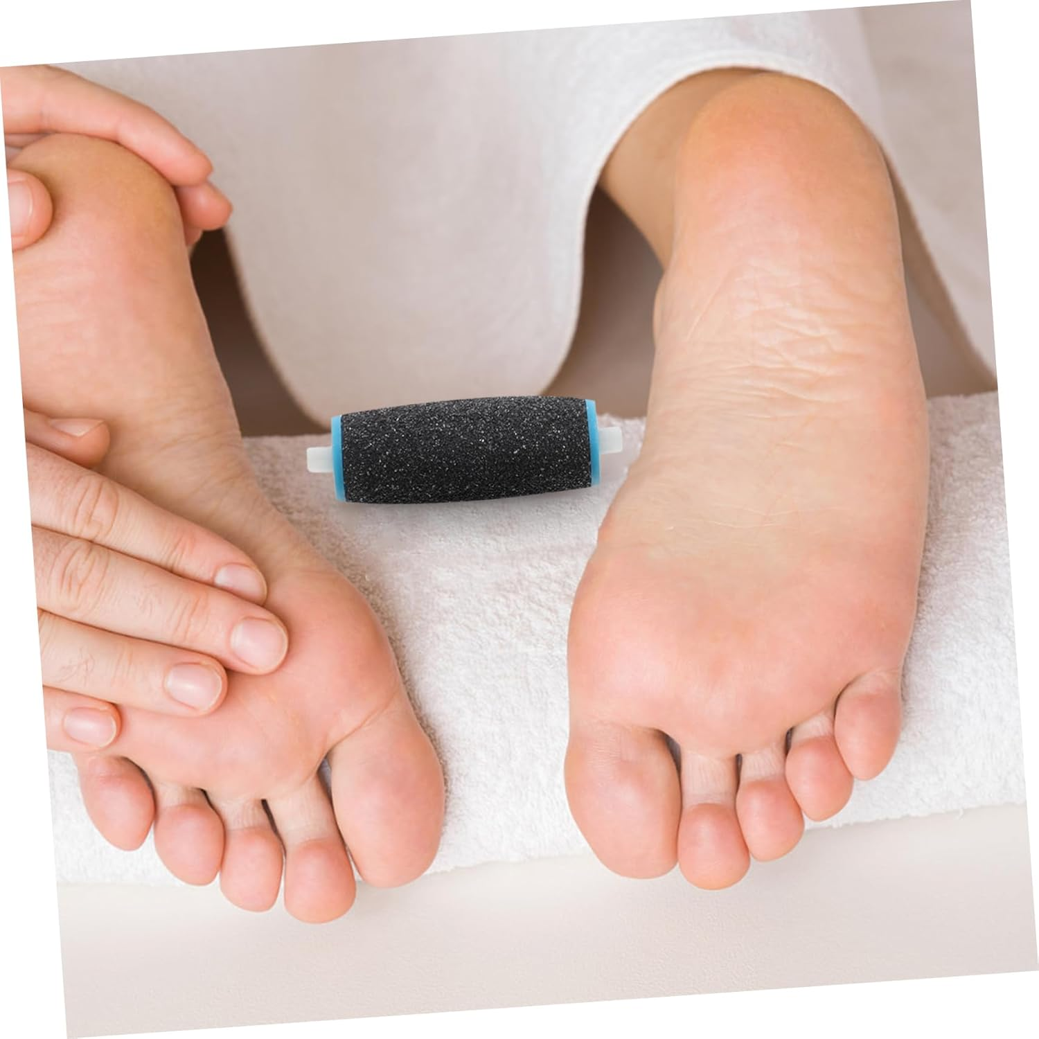 UTHCLO 10Pcs Replacement Roller Heads for Electric Foot File Callus Remover Rollers for Foot Coarse Exfoliator image number 1