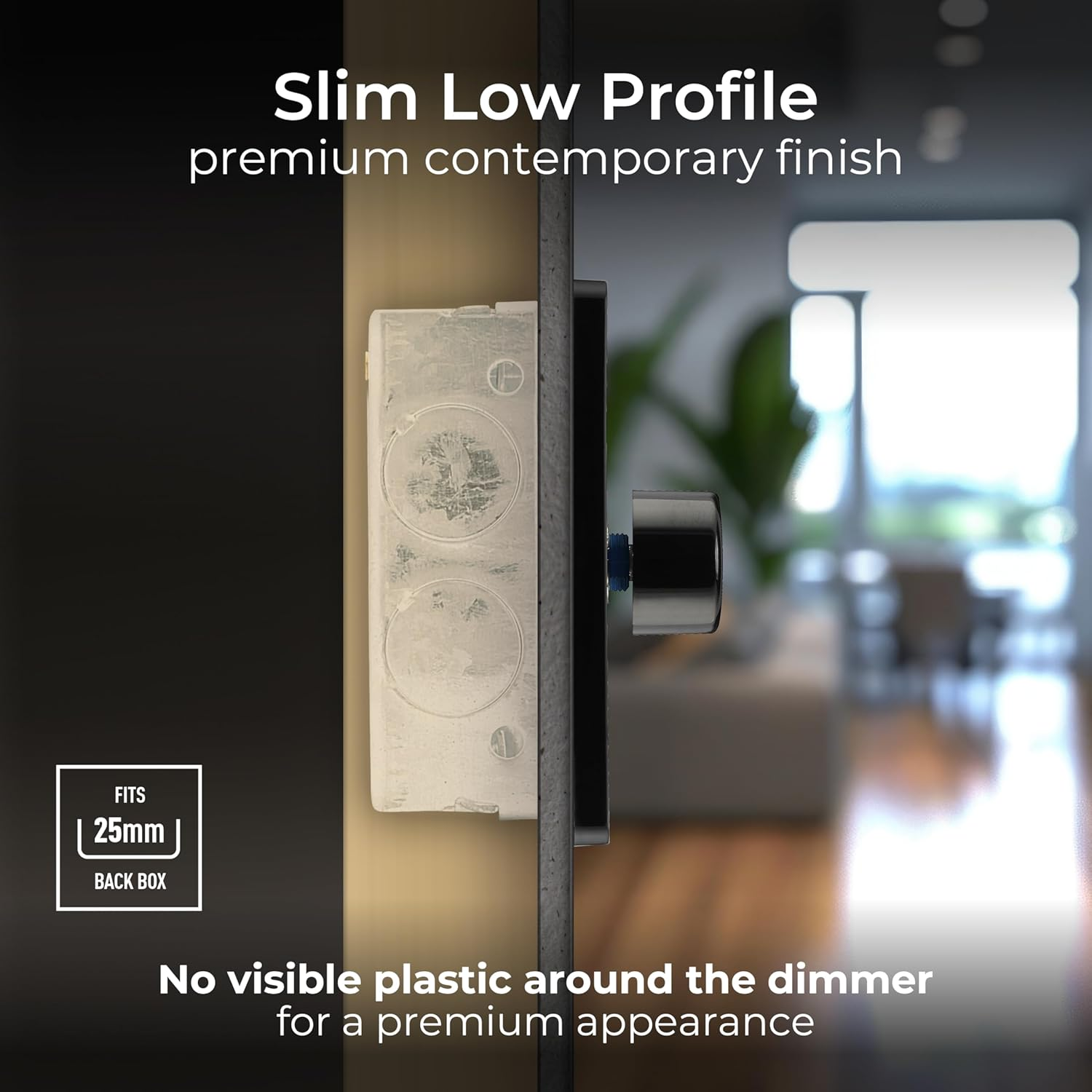 BG Electrical PCDCP81B Smart Single Wall Dimmer Switch, 2 Way, Screwless Faceplate, Evolve, Polished Copper, 200W image number 4