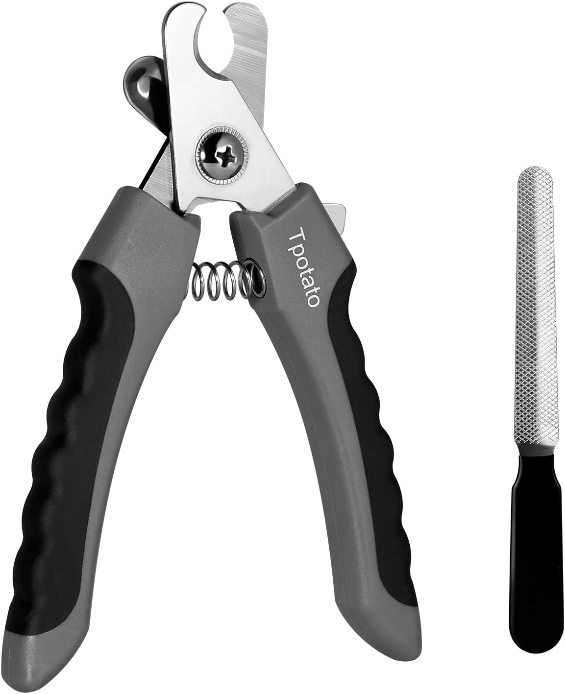 Tpotato Dog Nail Clippers, Dog Nail Trimmer Large Breed with Quick Sensor,Safari Professional Cat Nail Clipper with Safety Guard and Nail File. image number 5