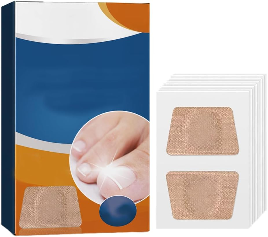 LQIOACU Pack of 32 Toenail Treatment, Split Nail Repair Strengthening Nails, Nail Digging Repair Plasters for Damaged and the Appearance of Discoloured Nails image number 6