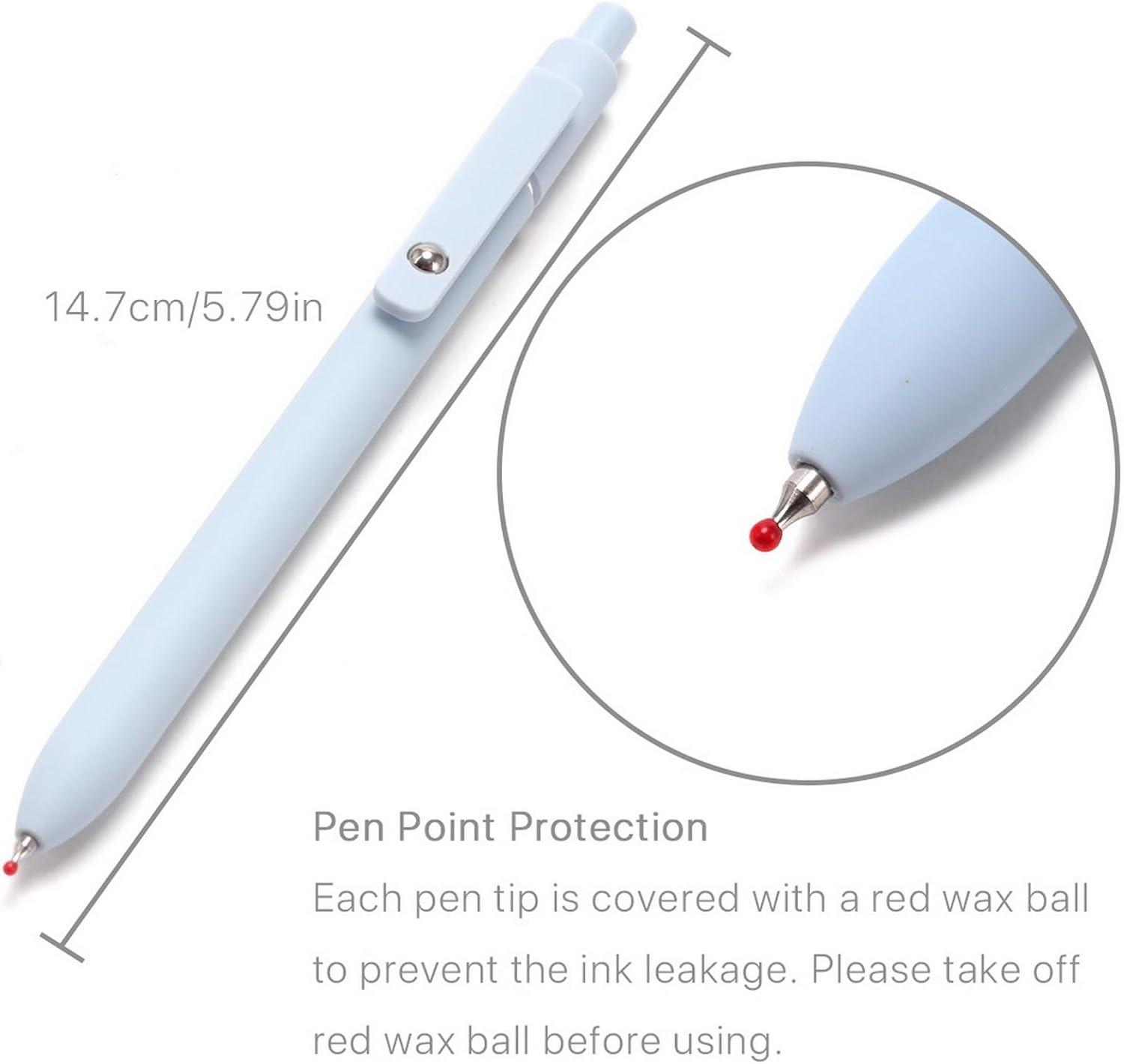 VOSO 5Pcs Retractable Gel Pens Quick Dry Ink Pens, Fine Point 0.5 Mm Cute Gel Ballpoint Pens, Black Ink Smooth Writing Comfortable Rolling Ball Gel Pens for School Office Home(Morandi) image number 2