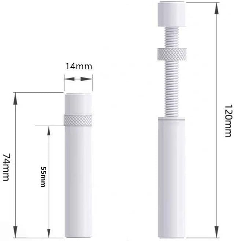 Mijradge Support Bracket Graphics Card GPU , Adjustable Height GPU Sag Bracket with Magnet & Non-Slip Sheet, GPU Brace for Prevent Universal Graphics Card Sag (White) - White image number 5