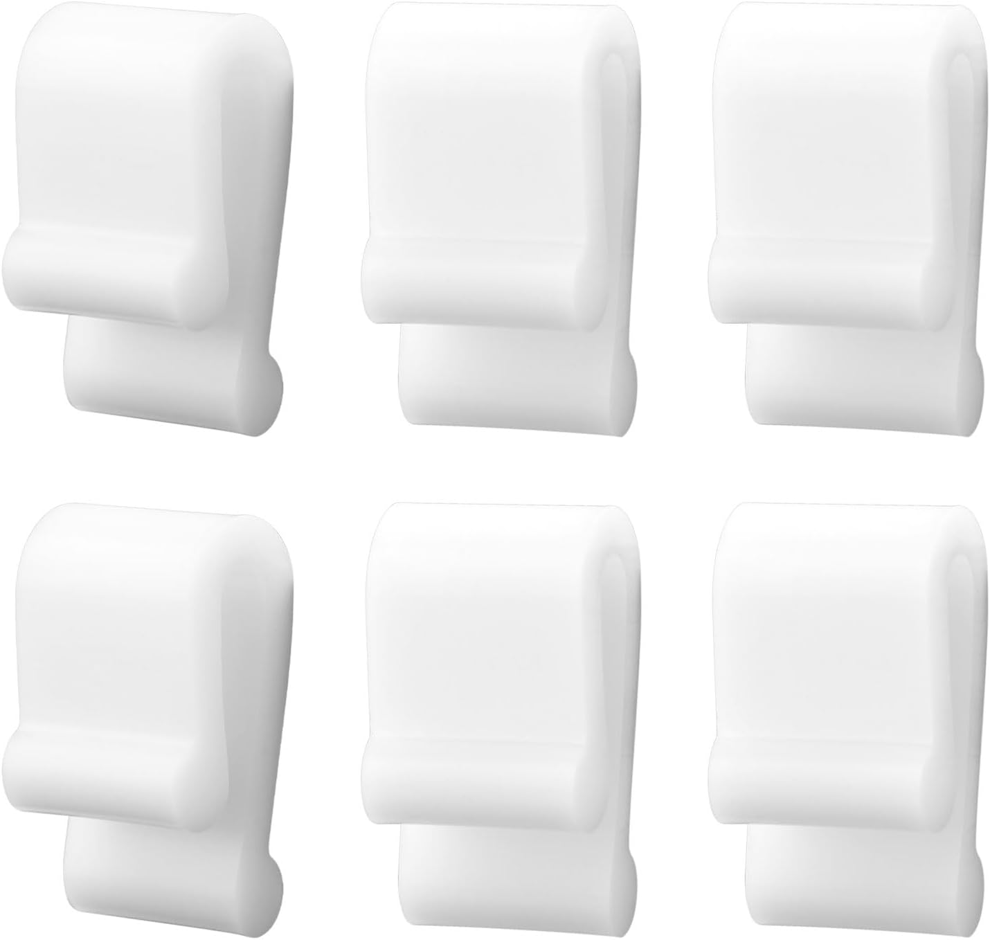 6Pcs Dutch Oven Lid Protector Clips, Cookware Protectors for Stacking Bumpers Lifter Accessories Dutch Oven Pot Protector Clips for Storage and Display of Dutch Oven Pots(White) image number 1