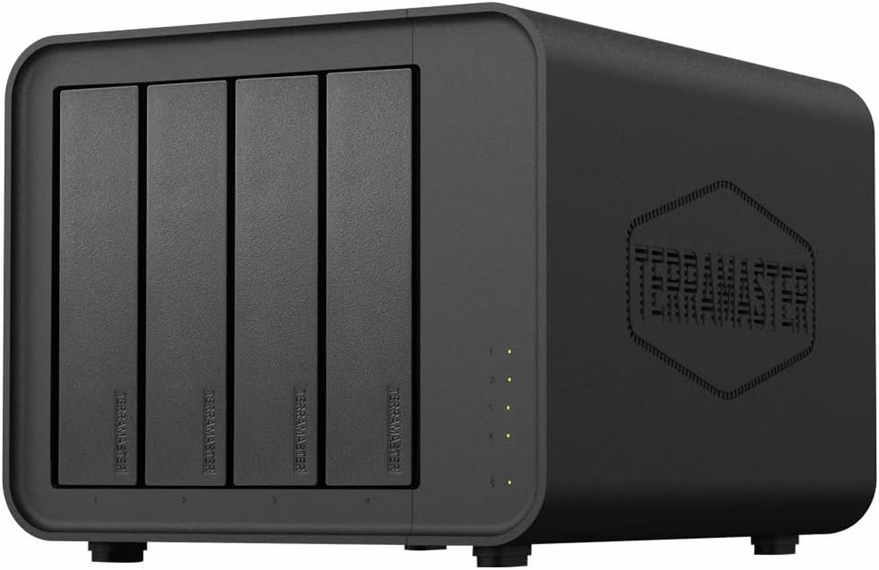 TERRAMASTER F4-424 Pro NAS Storage - 4Bay Core I3-N305 8-Core 8-Thread CPU, 32GB DDR5 RAM, 2.5Gbe Port X 2, Network Attached Storage Peak Performance for Business (Diskless) image number 1
