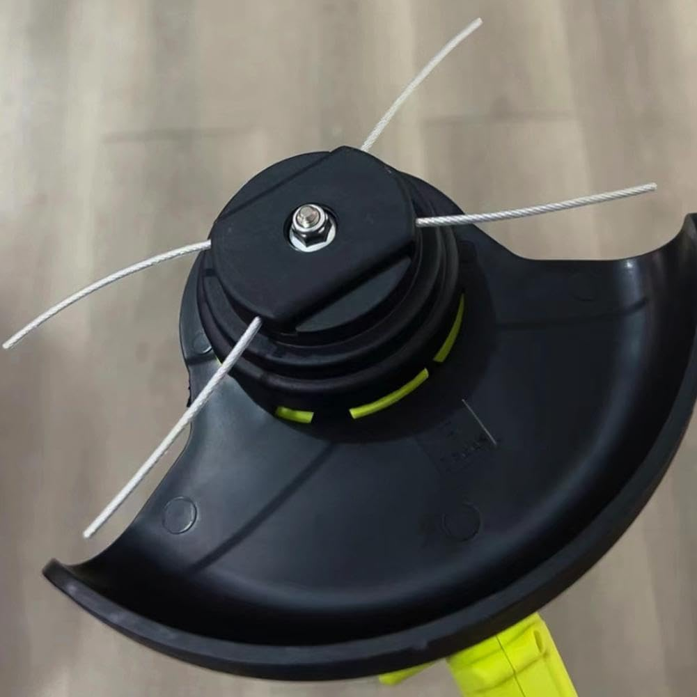 3Pcs String Trimmer Head,Electric Weed Eater Head Replacement Steel Wire Line Spool,Universal Fit String Trimmer Replacement Head,Wire Rope Weed Head Replacement String Trimmer Parts and Accessories image number 5