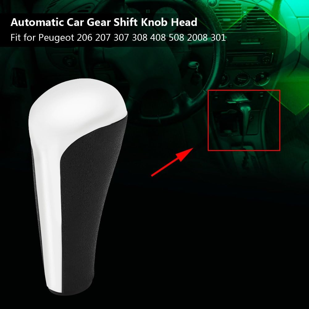 Automatic Auto Car Gear Stick Shift Knob Head Gear Shift Knob for 206 207 307 308 408 508 2008 301 image number 6