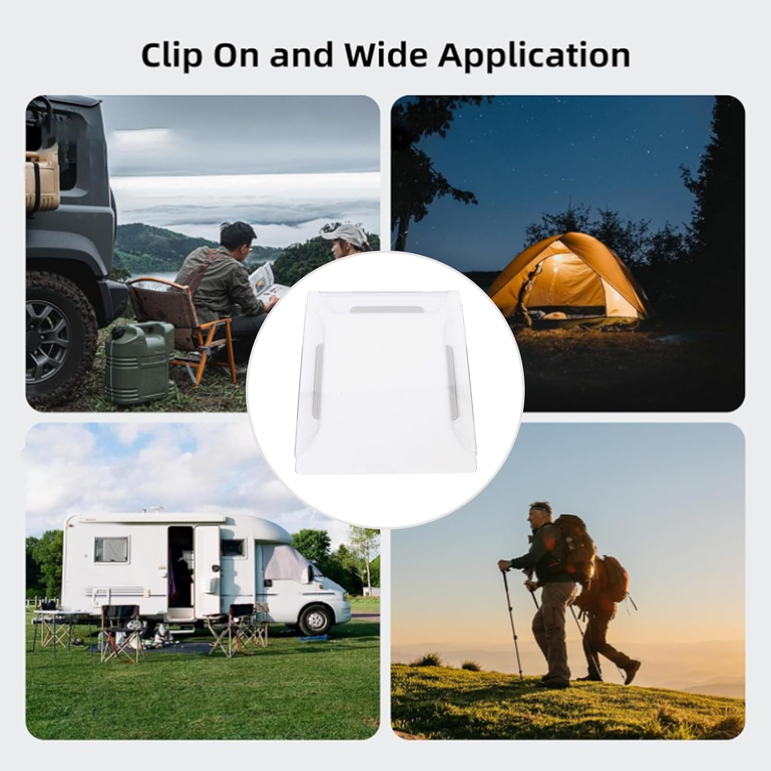 For Mini Case, Mini Accessories, Acrylic anti Drop Shock Dish Satellite Protective Shell Full Cover for Roof RV image number 5