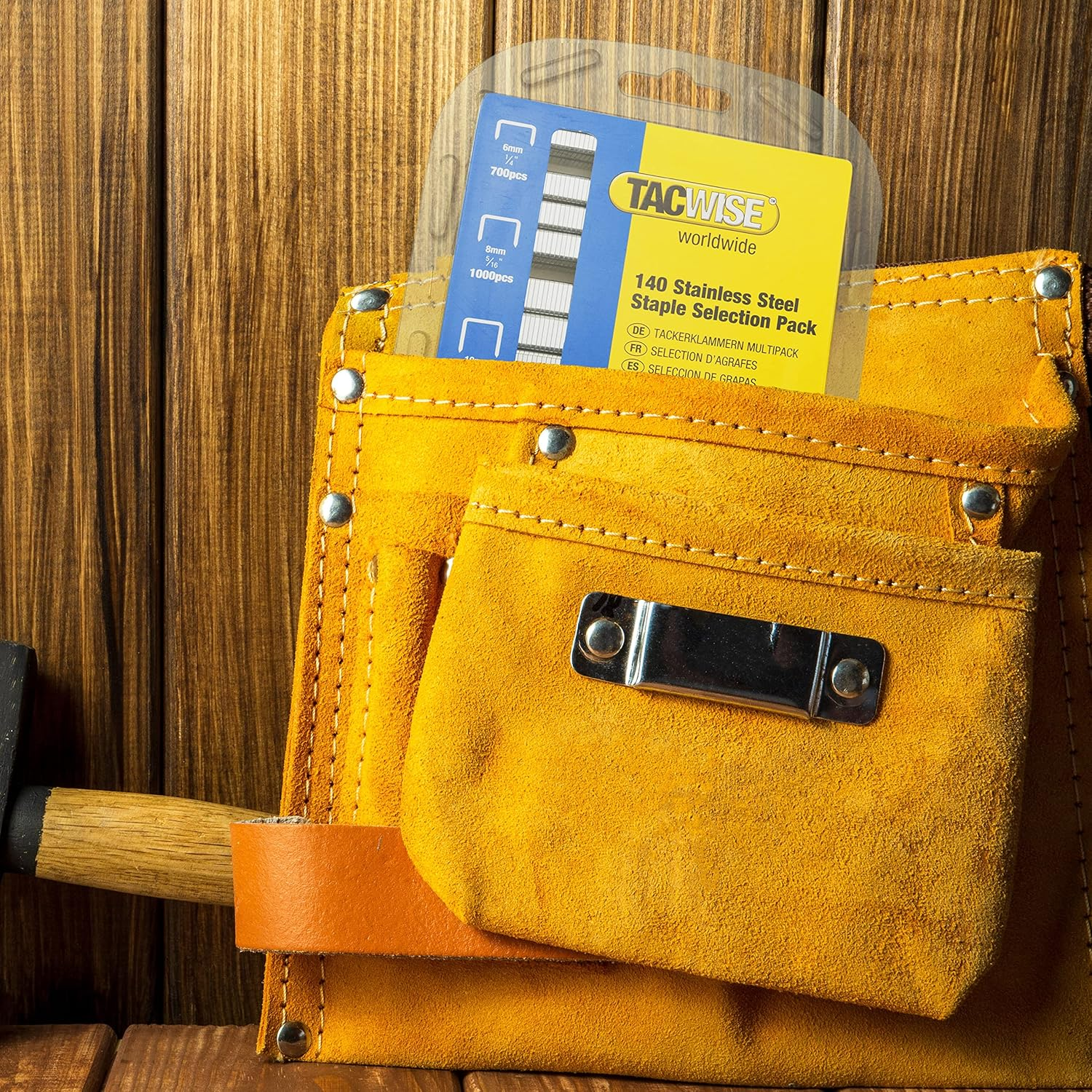 TACWISE 1341 Selection Pack of Type 140/6-14Mm Stainless Steel Staples, Pack of 4400 image number 3