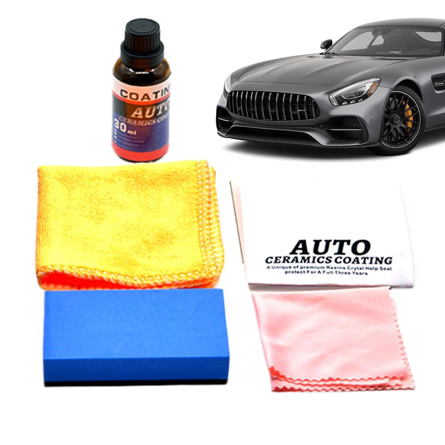Ceramic Coating for Cars | 30Ml Auto Exterior Polishing Agent - Automotive Coating Agent | for Auto Enthusiasts Detailing Professionals DIY Detailers Daily Drivers Vehicle Fleets Garage Truck image number 2