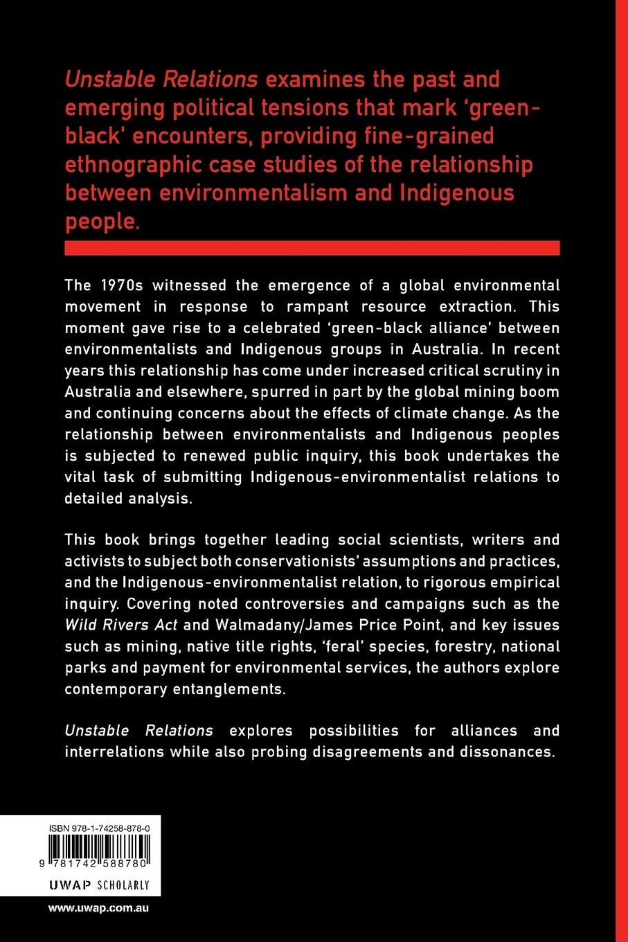 Unstable Relations: Indigenous People and Environmentalism in Contemporary Australia image number 1