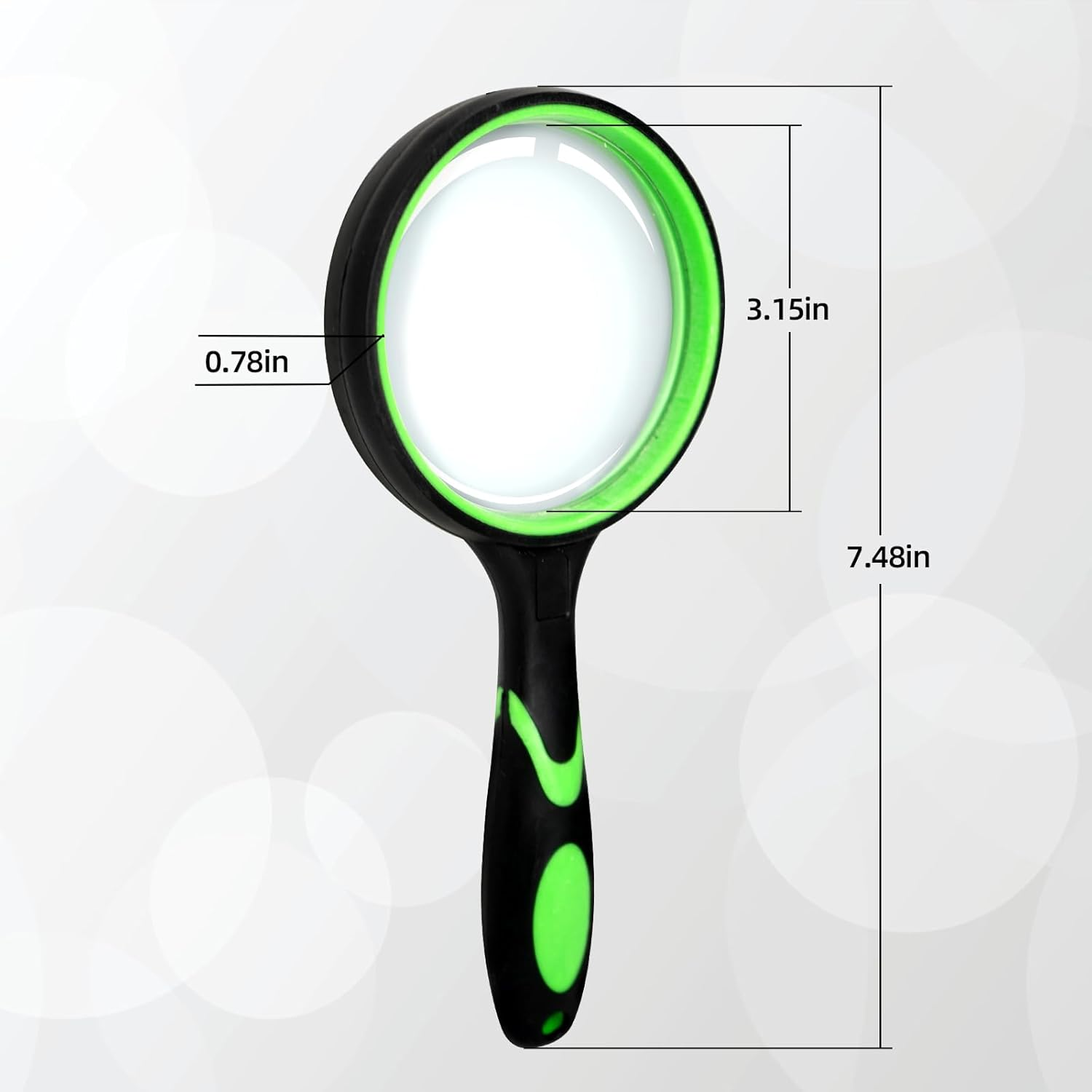 Magnifying Glass75Mm 10X Handheld Reading Magnifier for Seniors & Kids, Magnifying Glass for Book Newspaper Reading, Kids Nature Hobby and Science image number 1