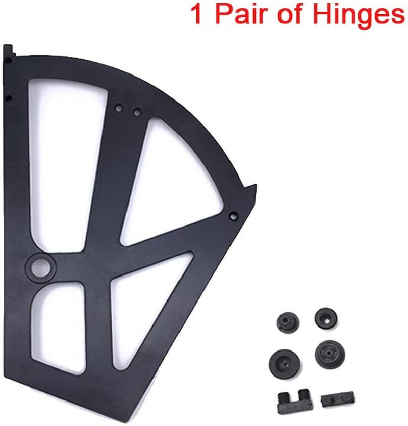 Shoes Drawer Cabinet ABS Plastic Hinges Turing Rack Replacement Fittings for Kitchen Living Room, Shoe Storage Cabinet Flip Frame Hinges Furniture Parts (1 Pair) (White) image number 3