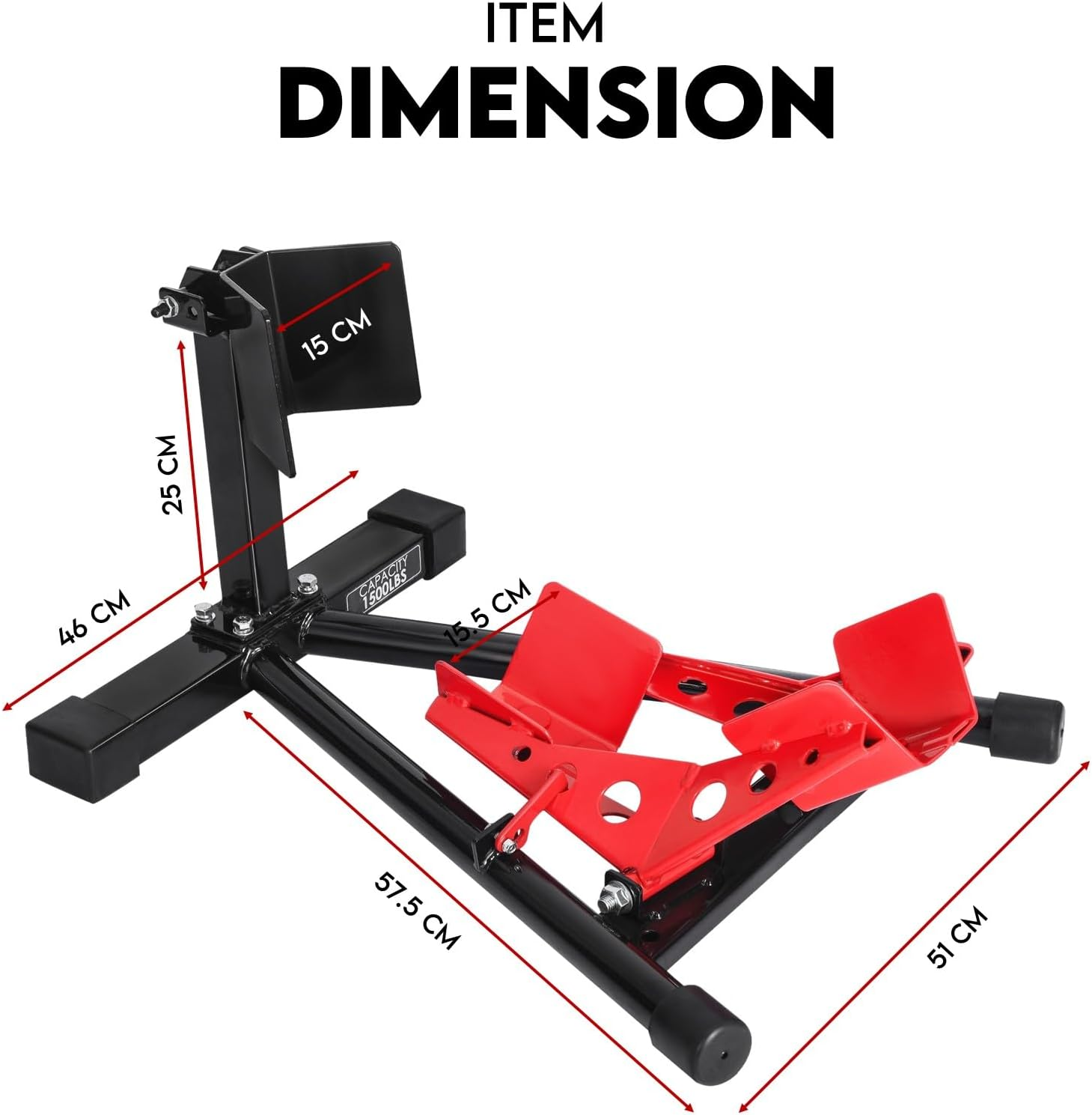 Front Wheel Stand Clamp Chock Motorcycle Stand Trailer Stand Bike Chock image number 6