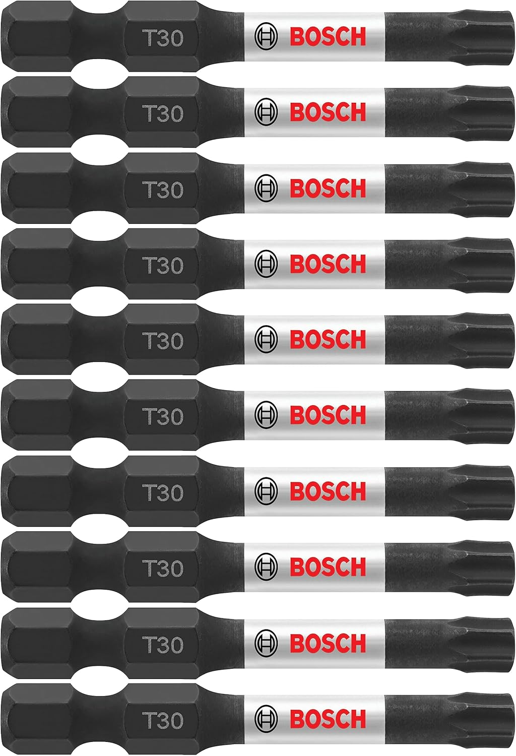 BOSCH ITT10202 2-Pack 2 In. Torx #10 Impact Tough Screwdriving Power Bits image number 1
