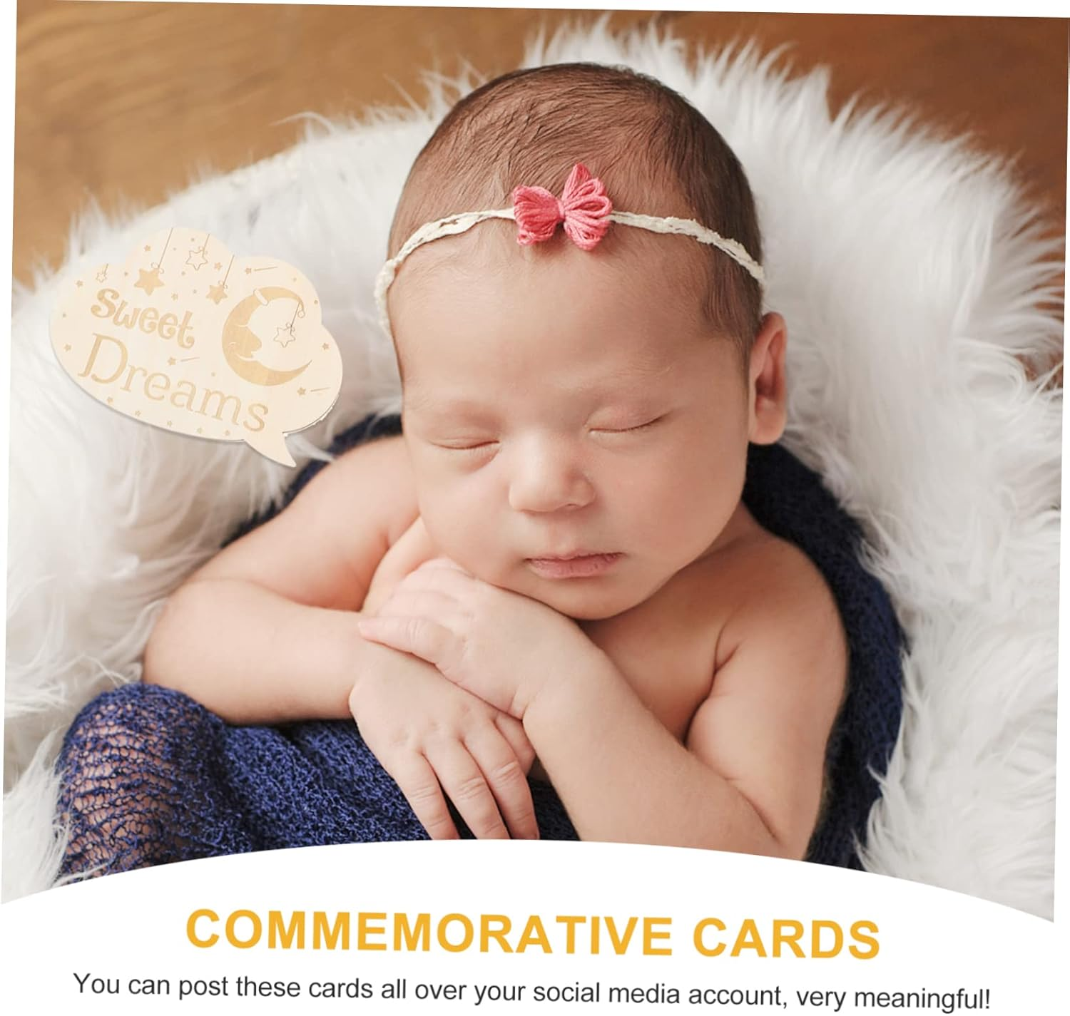 1Set Newborn Cards Growth Cards for Tracking First Year for Boys and Girls image number 4