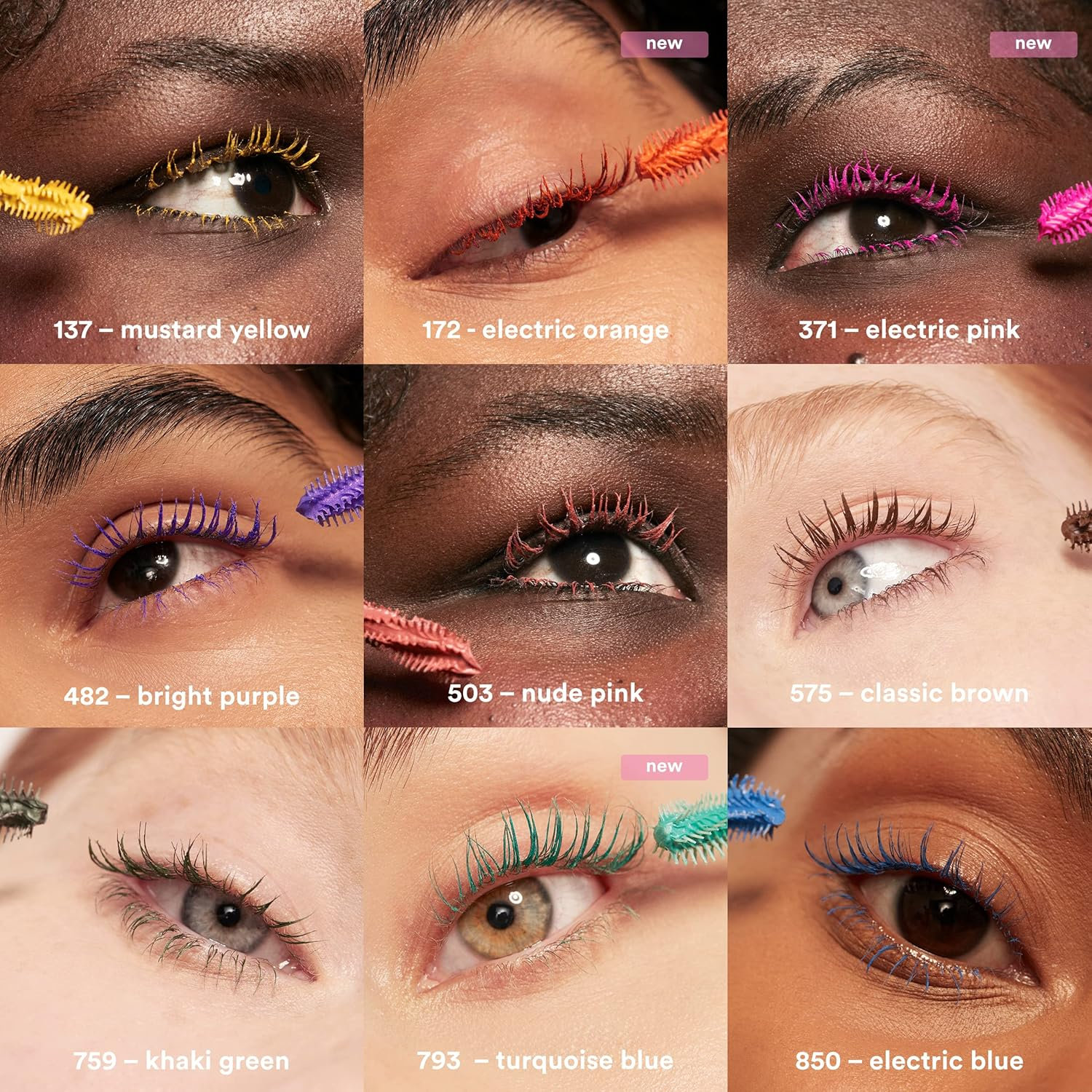 3INA MAKEUP - the Color Mascara 371 - Pink with Keratin - Circumference and Definition - Colourful for Sensitive Eyes and Long Lasting - Highly Pigmented - Vegan - Cruelty Free image number 2